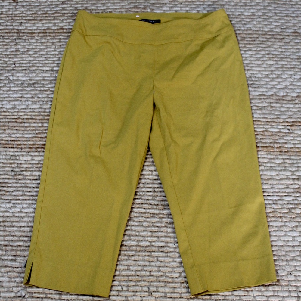 Mustard crop slacks